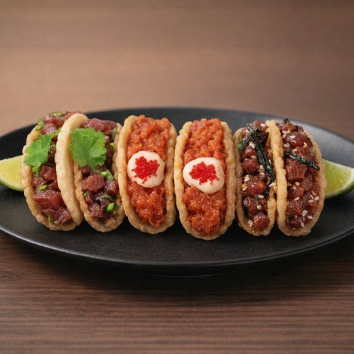 3 Piece Ahi Tuna Taco Flight