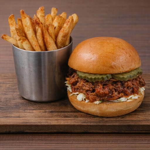 Smoked BBQ Pork Sandwich
