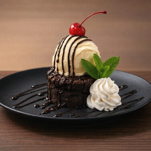 Mayday Brownie Sundae