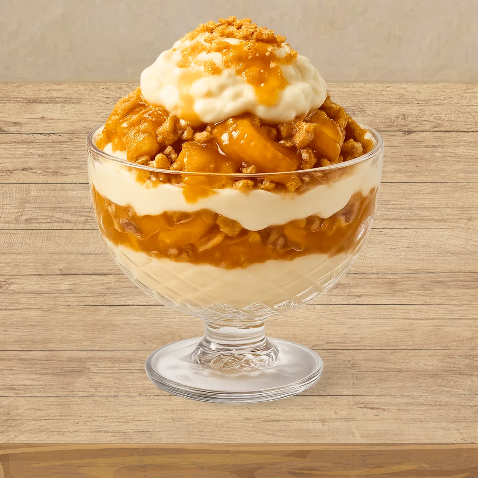 Peach Cobbler Parfait